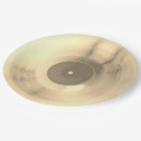 Recherche de disque vinyle assiettes en papier Cru