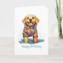 Suche nach labrador geburtstag karten Gelber lab
