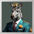 Recherche de peinture jungle posters Zèbre