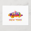 Suche nach city skyline postkarten New york city