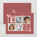 Recherche de saint valentin cartes postales Rouge