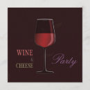 Recherche de partie échantillon de vin invitations Vin et fromage