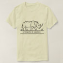 Recherche de rhinocéros noir tshirts Blanc