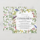 Recherche de carrées petite communion invitations Élégant