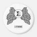 Recherche de initiales décorées magnets Nom