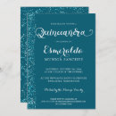 Recherche de turquoise quinceanera invitations Moderne