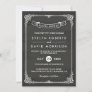 Recherche de cadre tableau invitations Élégant