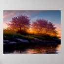 Recherche de fleurs de cerisier posters Paysage serein
