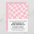 Recherche de damier rose invitations Rétro