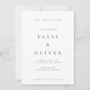 Recherche de suite mariage invitations Noir et blanc