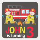 Recherche de petit pompier autocollants Boy