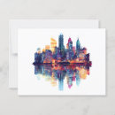 Suche nach city skyline postkarten Bunt