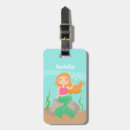 Recherche de sirène de mer bagages étiquettes Sous la mer