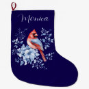 Recherche de cardinal rouge chaussette de noël Nom