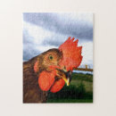 Recherche de rooster puzzles Ferme