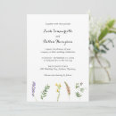 Recherche de fleur sauvage mariage invitations Rustique