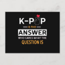 Recherche de sud coréen cartes postales Pop