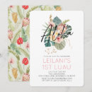 Recherche de couleurs tropicales invitations Rose