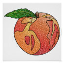 Recherche de pêche drôle posters Fruit