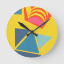 Recherche de de couleur vive horloges Abstrait