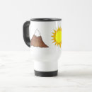 Recherche de sommet de montagne tasses Pic