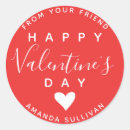 Recherche de happy valentines day autocollants Rouge