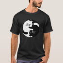 Recherche de ying yang tshirts Chat