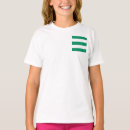 Recherche de vert de rayure tshirts Blanc
