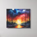 Recherche de apaisant impressions sur toile Coucher de soleil