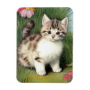 Recherche de vintage chat magnets Victorien