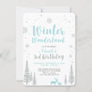 Recherche de winter wonderland anniversaire invitations Enfants