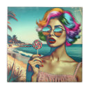 Recherche de pop art carreaux Vintage