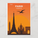 Suche nach paris sehenswürdigkeiten postkarten Retro