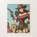 Suche nach cowgirl puzzle Land