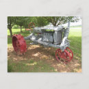 Recherche de tracteurs cartes postales Antique