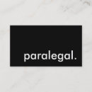 Recherche de paralégal cartes visite Droit