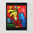 Suche nach roter hut postkarten Blume