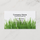 Recherche de greenskeeper cartes visite Pelouse
