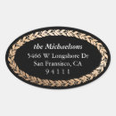 Recherche de cadre ovale autocollants Élégant