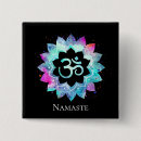 Recherche de symbole om badges Namaste
