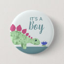 Recherche de dinosaure badges Mignon
