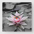 Suche nach wasserlilien poster wanduhren Pflanze