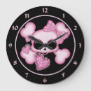 Recherche de crane horloges Pour elle