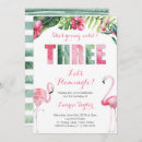 Recherche de tropical anniversaire invitations Jeune sauvage et trois