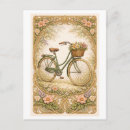 Recherche de bicyclettes vintages cartes postales Vélo