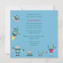 Recherche de robot baby shower invitations Rouge