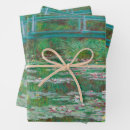 Recherche de impressionniste papier cadeau Nénuphars