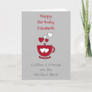 Recherche de coffee vœux cartes Rouge