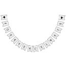 Recherche de drapeau noir et blanc posters Newly weds