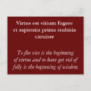 Recherche de vertus cartes postales Citation